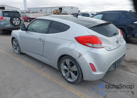 2012 Hyundai Veloster Base W/Gray из США, поврежденный, VIN KMHTC6AD8CU072811